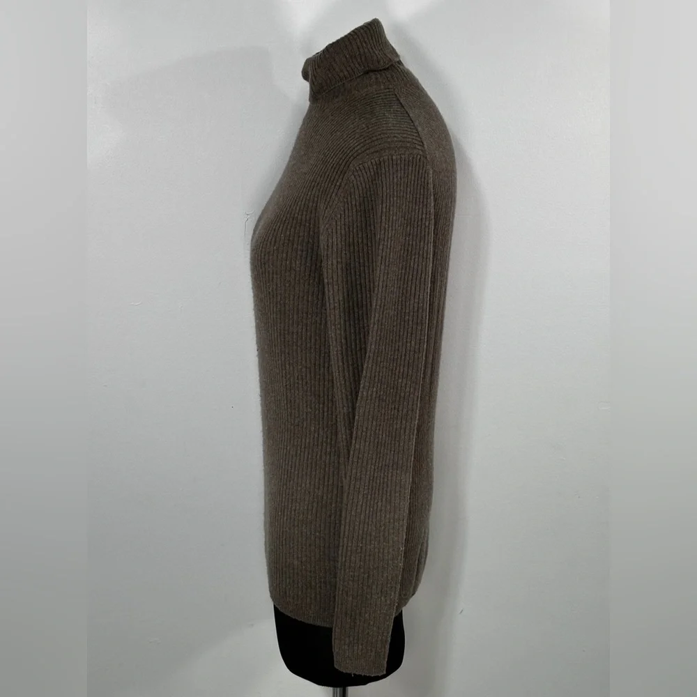 Vero Moda Gray Long Sleeave Sweater Turtle Neck Size Small - Picture 3 of 4